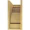 Ekena Millwork 8"W x 16"D x 16"H Classic Mayflower Rough Cedar Woodgrain TimberThane Corbel, Primed Tan CORUR08X16X16MAYRCPR - alternate 5